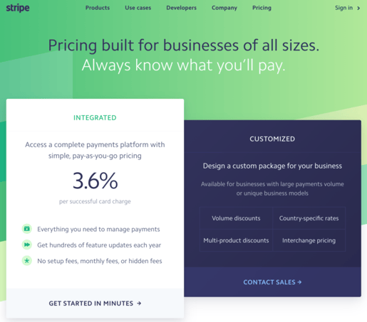 stripe pricing